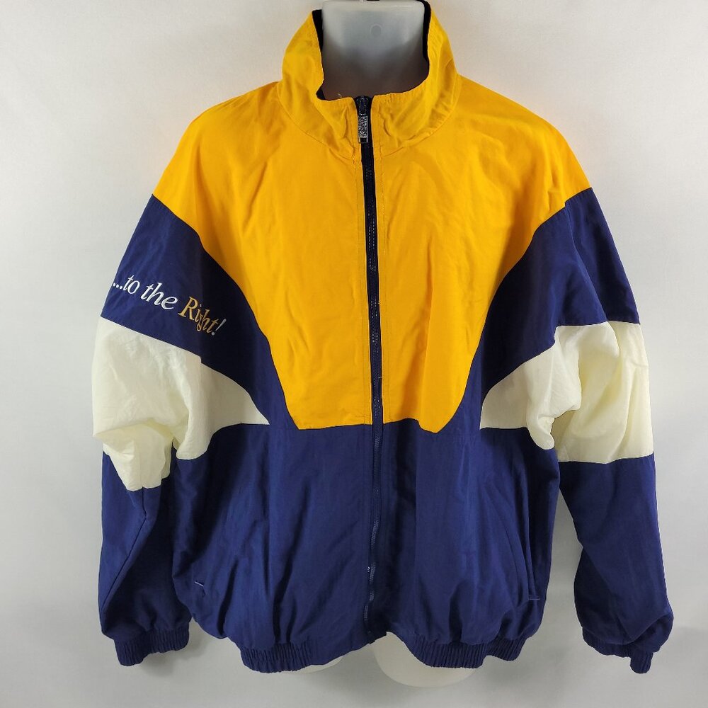 Maple Leaf Meats "To the Right" Vintage Kobe Full-Zip Jacket Men's Size XL